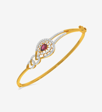 Malabar Gold And Diamonds Yellow Gold Bangle